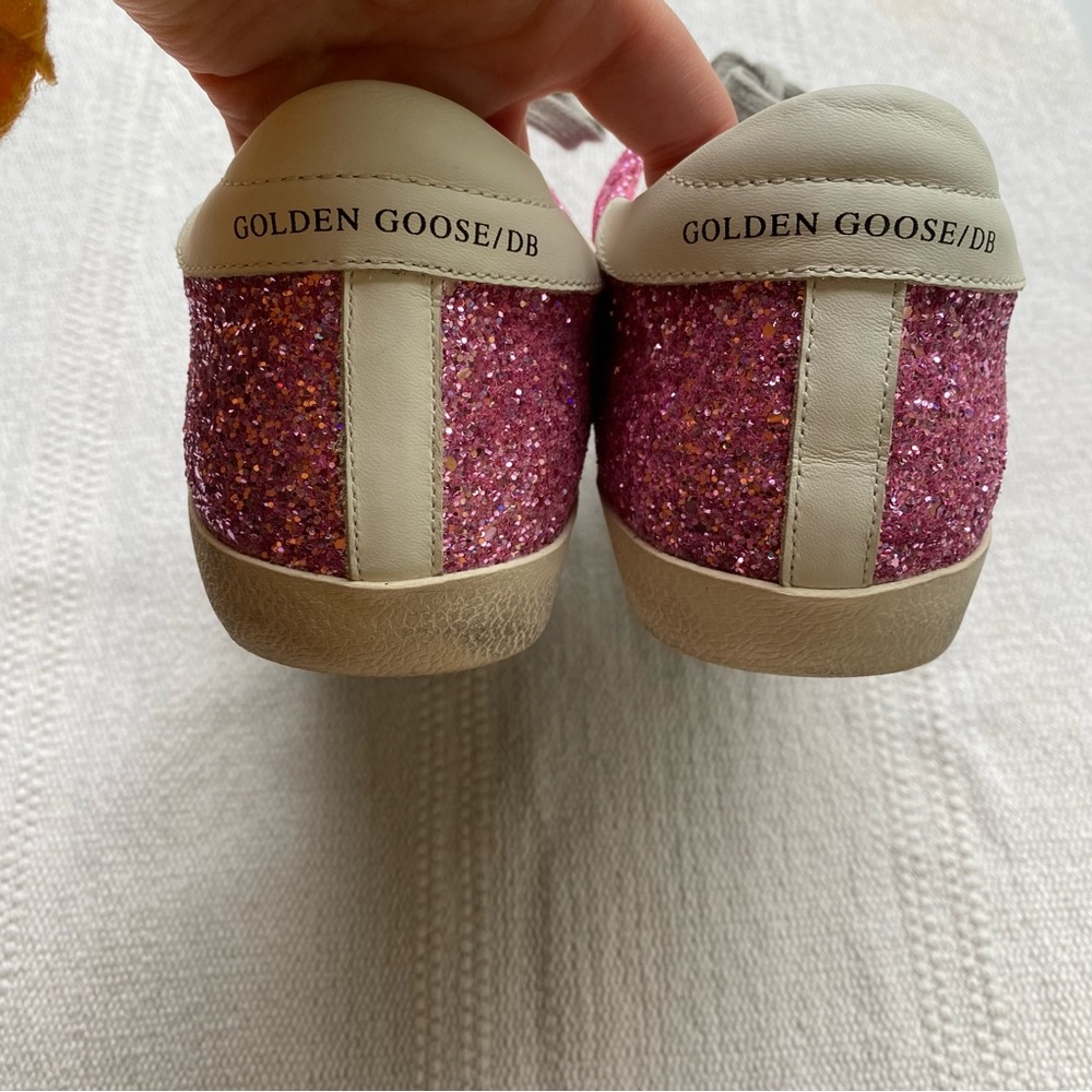 GOLDEN GOOSE
Superstar leather sneakers pink glitter shoes size 40 - Picture 4 of 15